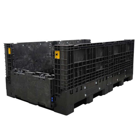 90" x 48" x 34" Medium-Duty Extended-Length Collapsible Bulk Container two doors down