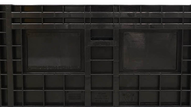 textured label area