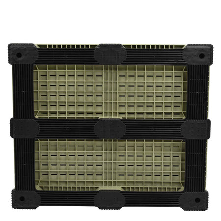 40x48x33 collapsible vented container bottom view