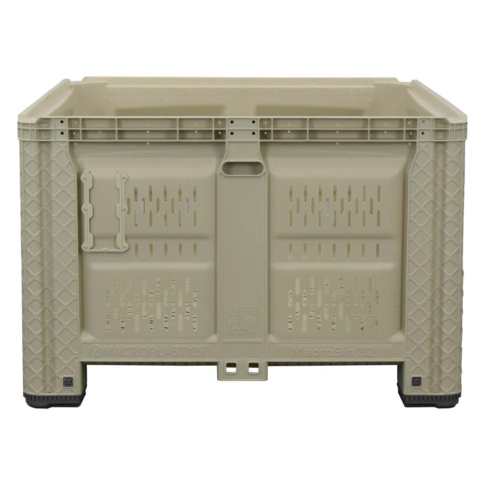 45x48x30 vented harvest bin side view