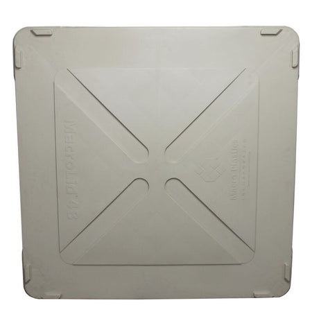 48x48 bulk bin lid top view