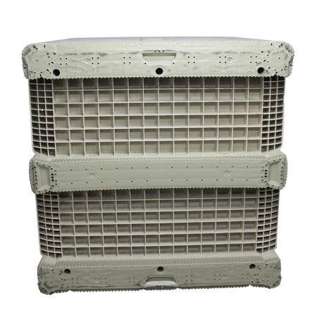 48x48x50 solid wall bulk bin bottom view