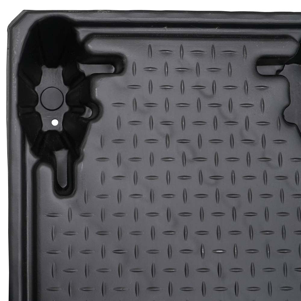 40x48 plastic pallet top view drain hole