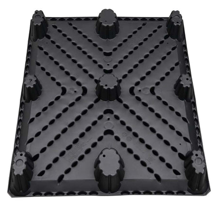 bottom view of 40x48 plastic pallet