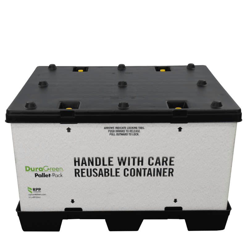 40" x 48" x 30" Pallet Pack Container front view
