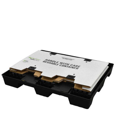 40" x 48" x 30" Pallet Pack Container sleeve flat on pallet