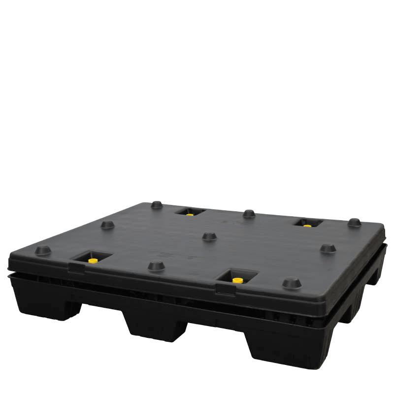 40" x 48" x 30" Pallet Pack Container fully collapsed