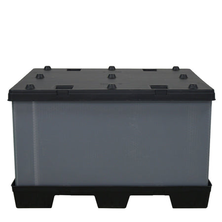 40" x 48" x 30" Plastic Pallet Pack Container front view