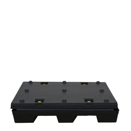 40" x 48" x 30" Plastic Pallet Pack Container fully collapsed