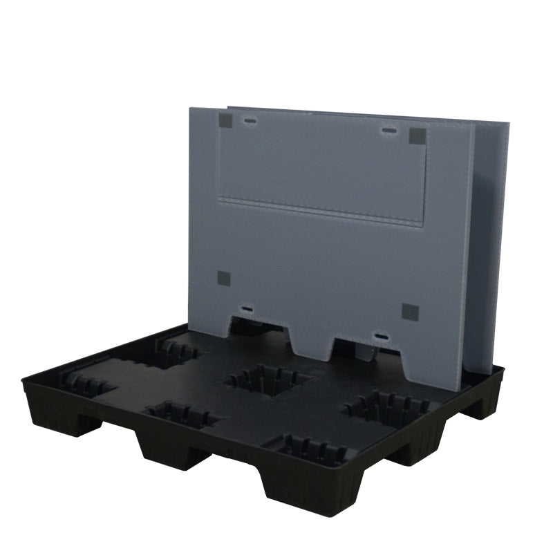 40" x 48" x 34" Plastic Pallet Pack Container sleeve collapsed 