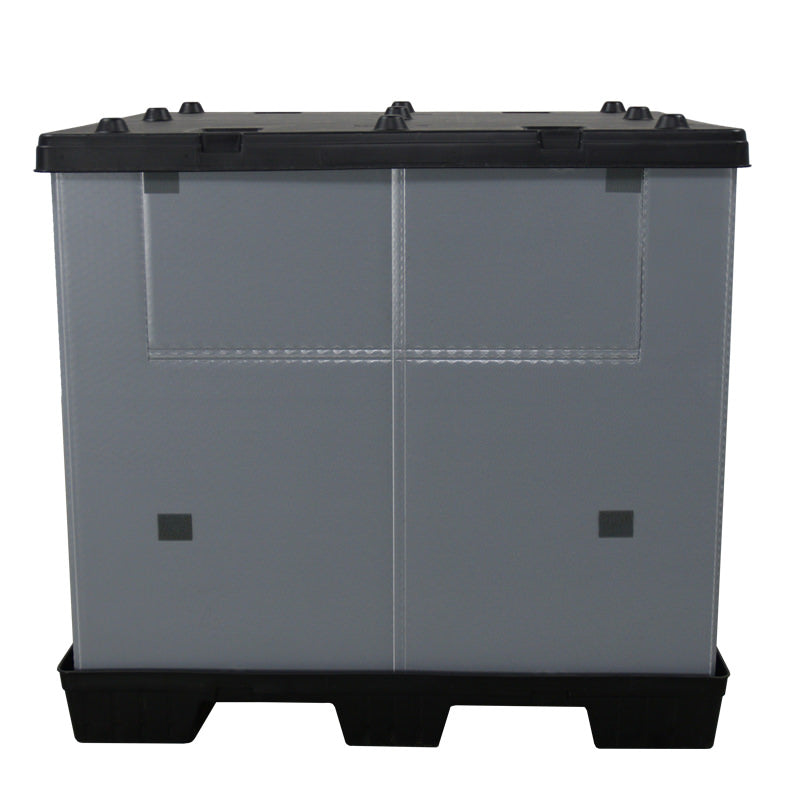 40" x 48" x 45" Plastic Pallet Pack Container front view