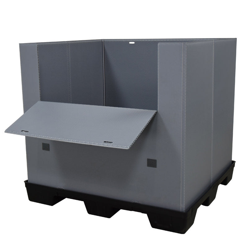 45x48x45 plastic pallet pack door down