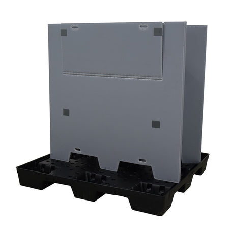 45x48x45 plastic pallet pack sleeve folded