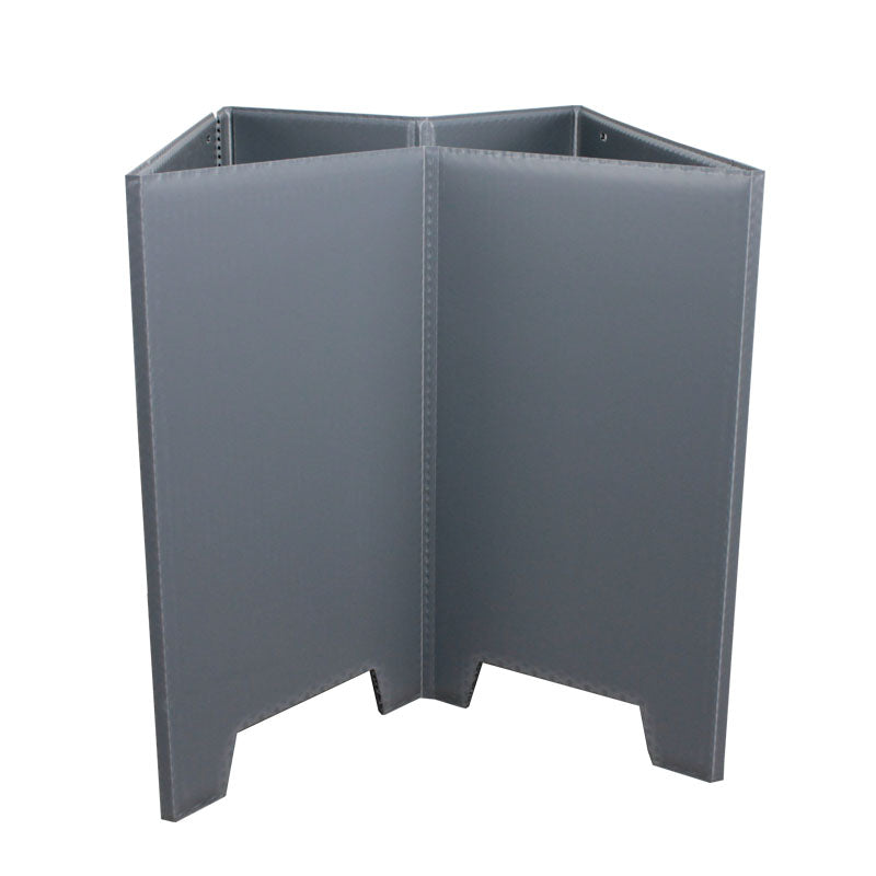 45" x 48" x 34" Plastic Pallet Pack Sleeve side view