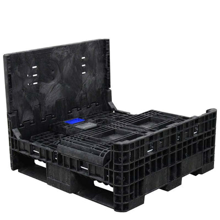 30x32x25 bulk container three walls down