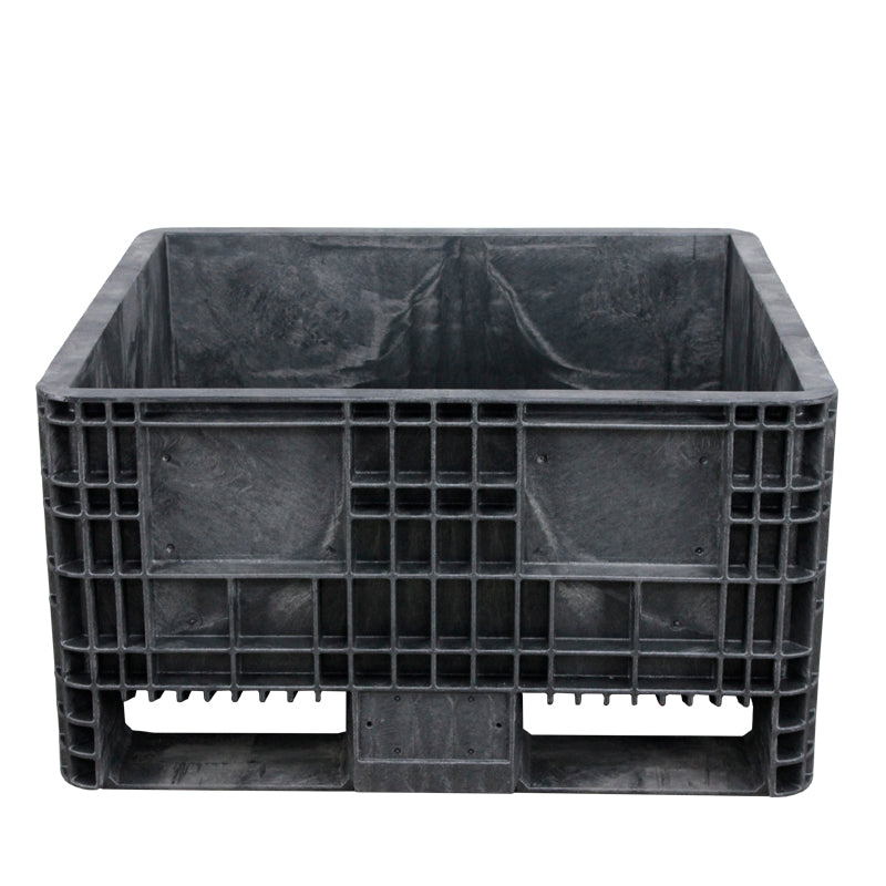 32x30x18 fixed wall bulk container side view