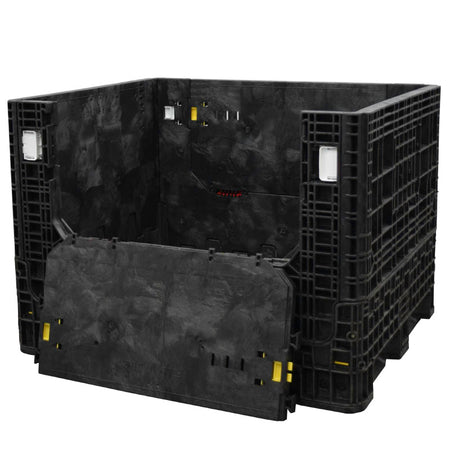 40" x 48" x 34" Heavy-Duty Bulk Container one drop door down