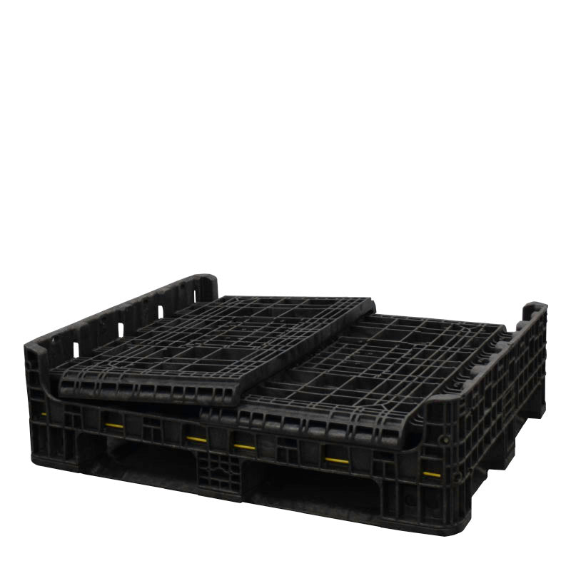 40" x 48" x 34" Heavy-Duty Bulk Containers collapsed