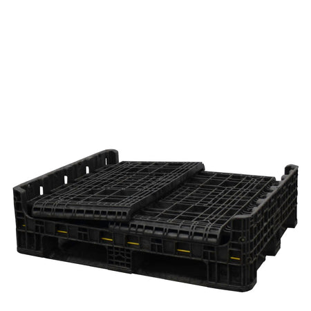 40" x 48" x 34" Heavy-Duty Bulk Containers collapsed