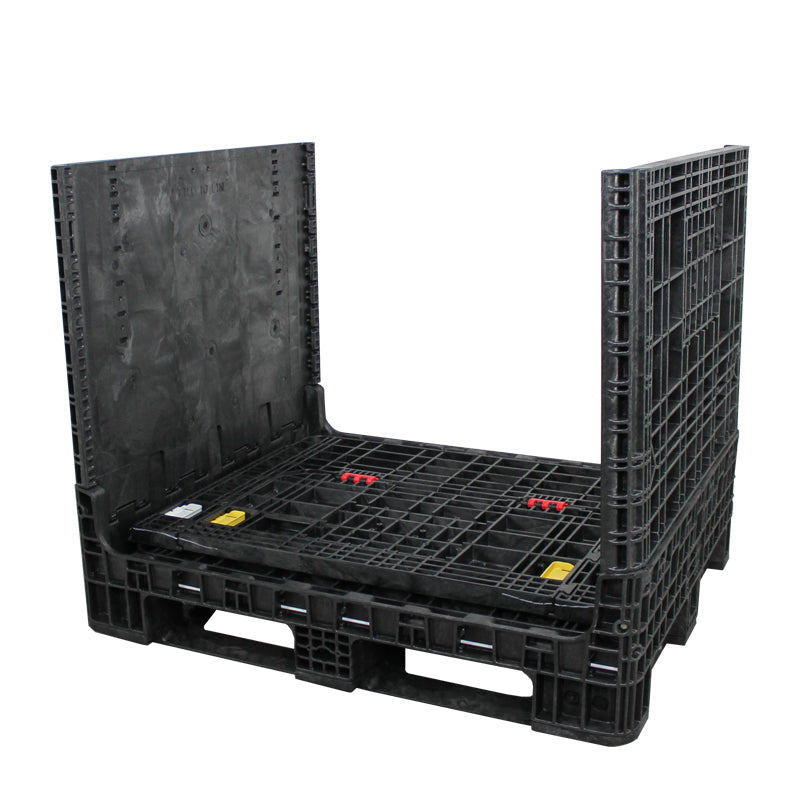 40" x 48" x 39" bulk container two walls down