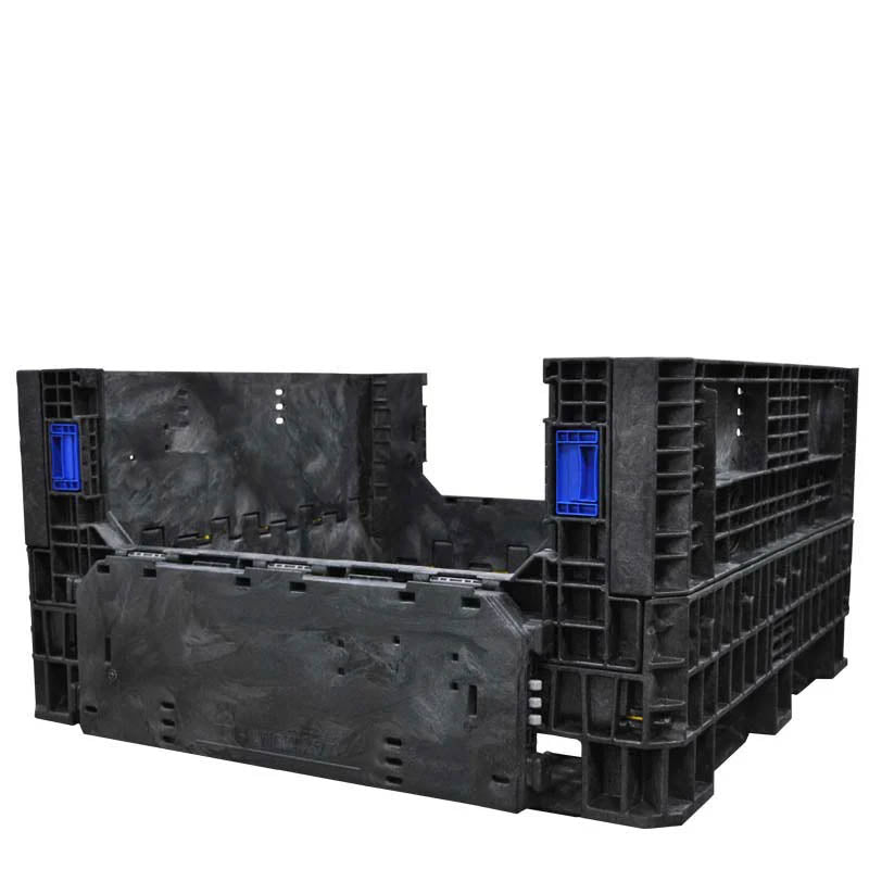 45" x 48" x 25" bulk container two drop doors down
