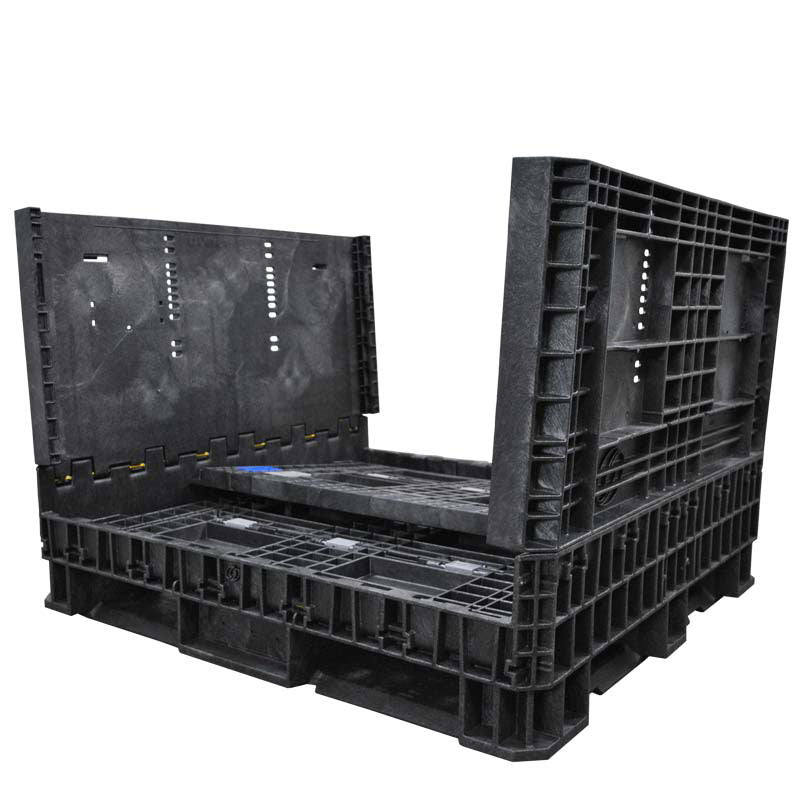 45" x 48" x 34" bulk container two walls down
