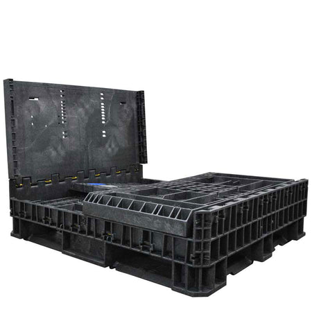 45" x 48" x 34" bulk container two walls down
