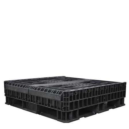 45" x 48" x 34" bulk container fully collapsed