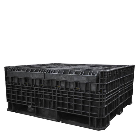 45" x 48" x 42" Collapsible Bulk Container collapsed 