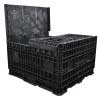 45" x 48" x 50" Heavy-Duty Collapsible Bulk Container three walls down