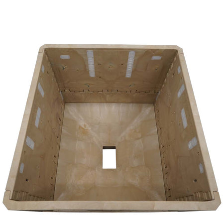 45" x 48" x 50" Hopper Bottom top view