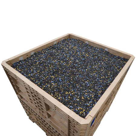 45" x 48" x 50" Hopper Bottom filled