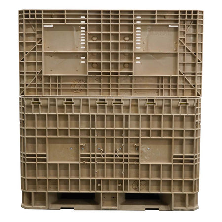 45" x 48" x 50" Hopper Bottom side view