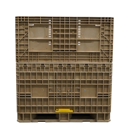 45" x 48" x 50" Hopper Bottom side view with slide gate