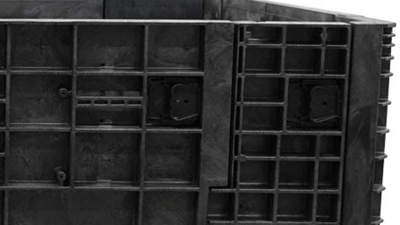 Bulk container black latches