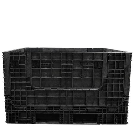 57" x 48" x 34" Extended-Length Collapsible Bulk Container front view
