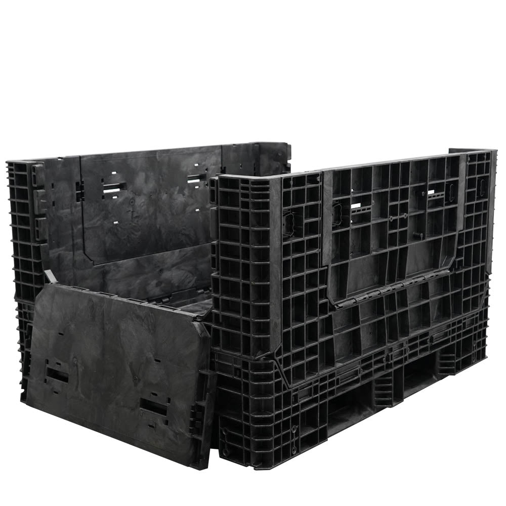 57" x 48" x 34" Extended-Length Collapsible Bulk Container two doors down