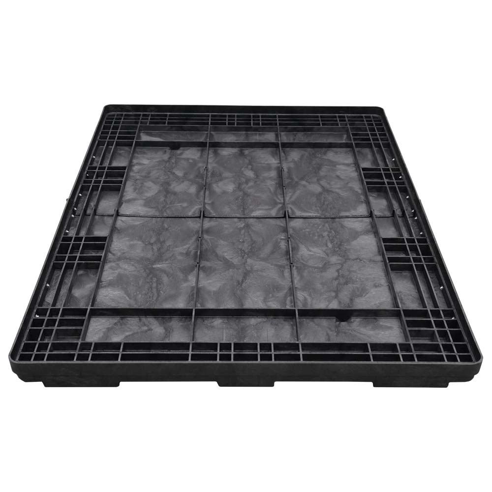 65" x 48" Extended-Length Heavy-Duty Container Lid bottom view