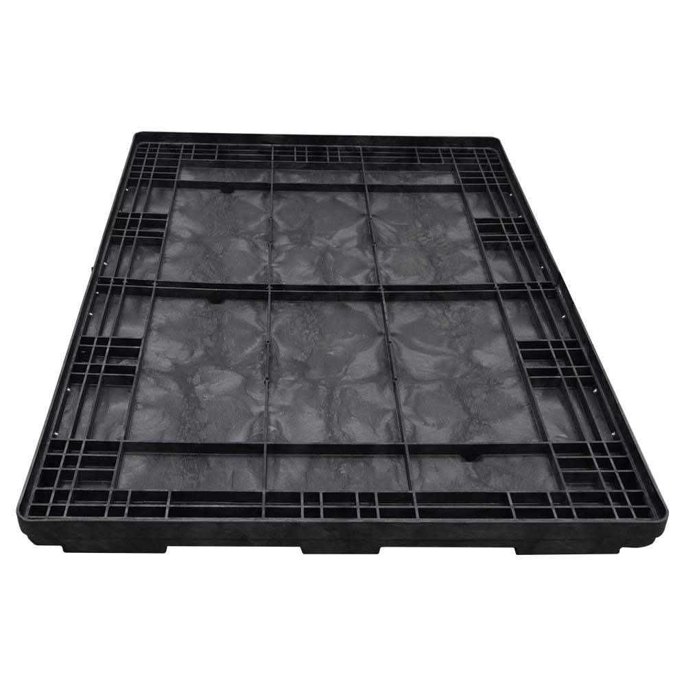 70" x 48" Extended-Length Heavy-Duty Container Lid back view long