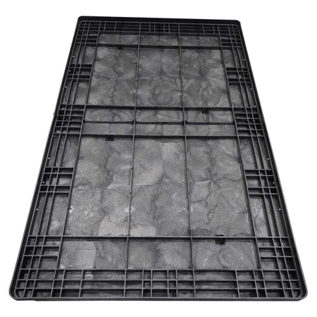 78" x 48" bulk container lid bottom view