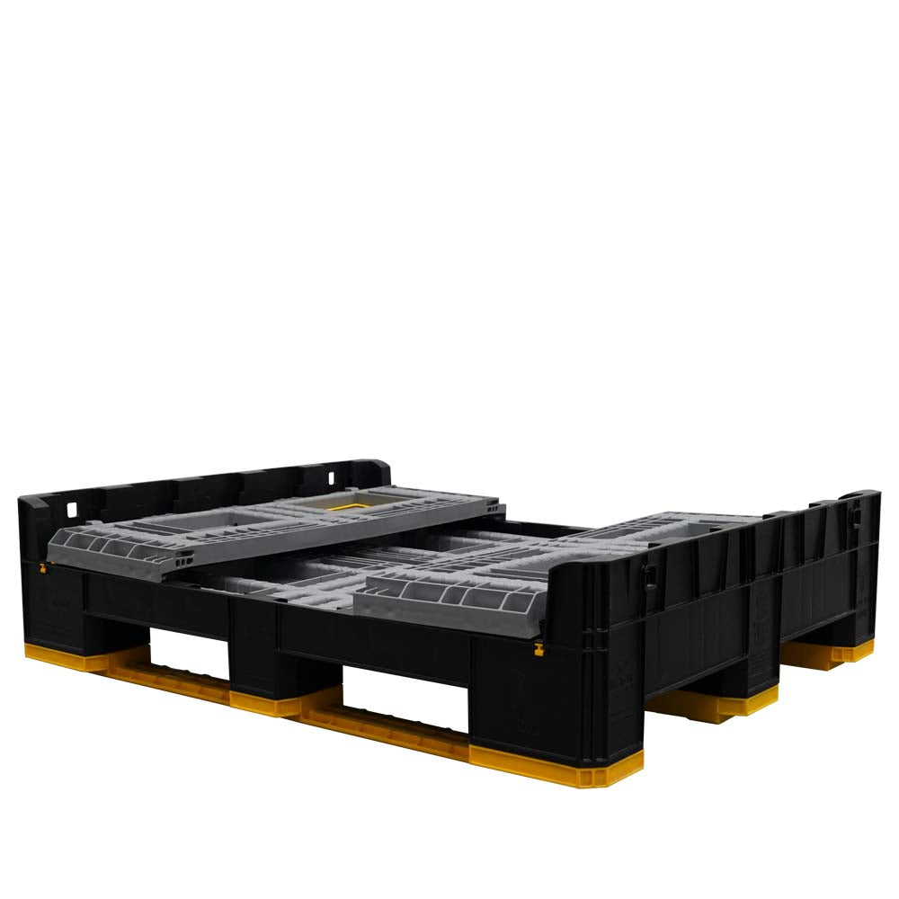 40" x 48" x 24" International Collapsible Bulk Container Collapsed