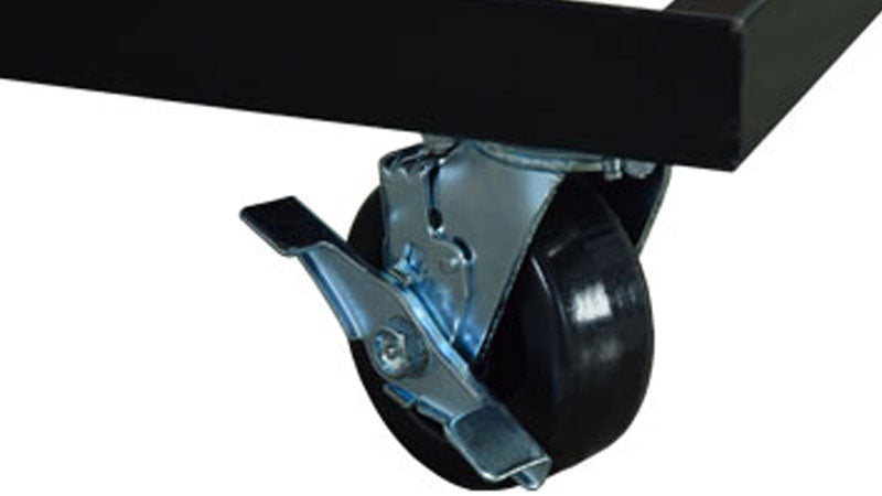 bulk container dolly bolt on caster