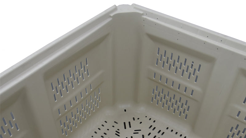 Vented harvest bulk bin