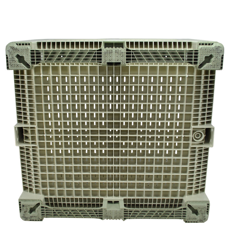 44x48x34 vented bulk bin bottom view
