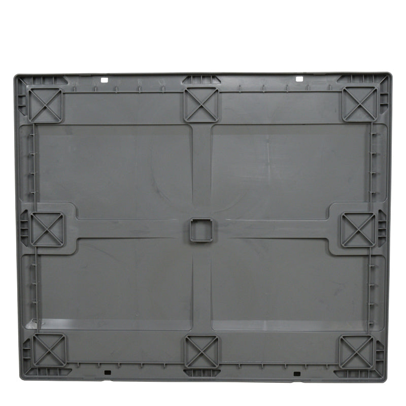 Plastic gaylord lid bottom view