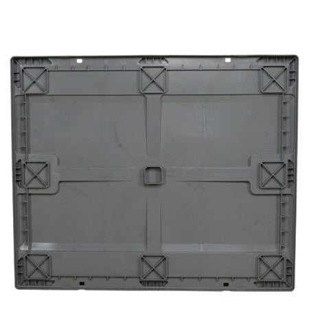 Plastic gaylord lid bottom view