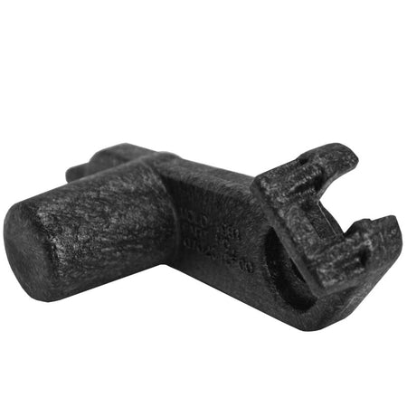 Seedbox handle latch side view