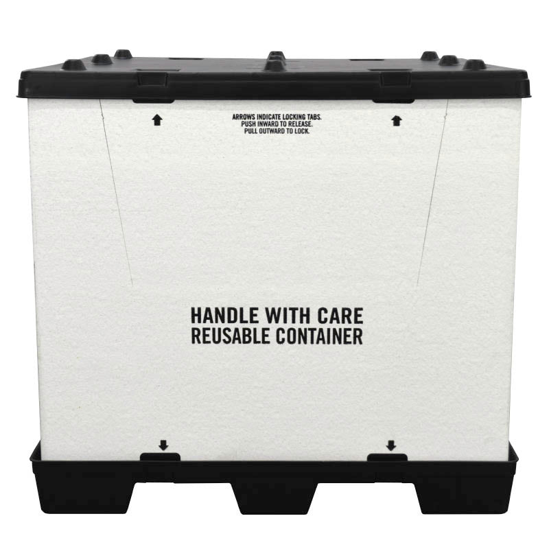 40x48x45 Pallet Pack Container Front view
