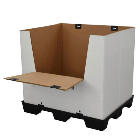 40x48x45 Pallet Pack Container door down