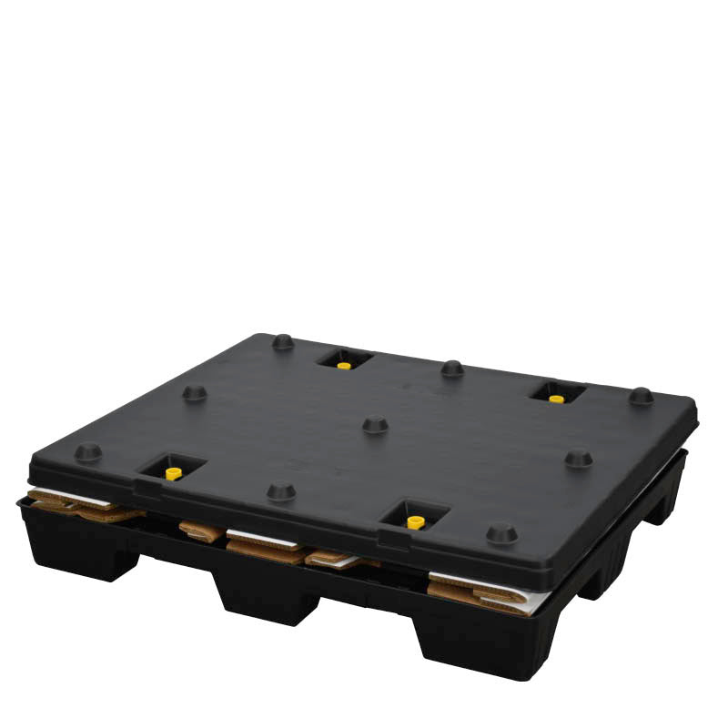 40" x 48" x 45" Pallet Pack Container collapsed